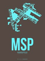 Framed MSP Minneapolis 1