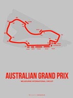 Framed Australian Grand Prix 1