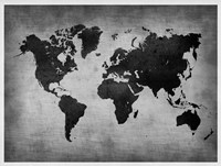 Framed World  Map 8