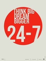 Framed Think Big Dream Bigger