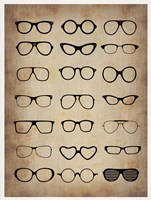 Framed Vintage Glasses