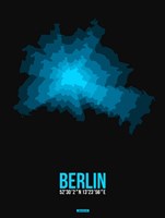 Framed Berlin Radiant Map 1