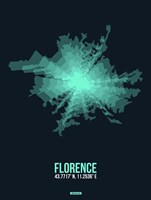 Framed Florence Radiant Map 2