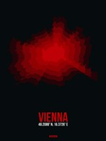 Framed Vienna Radiant Map 3