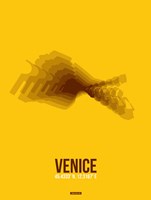 Framed Venice Radiant Map 4