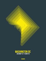 Framed Washington DC Radiant Map 4