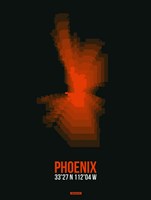 Framed Phoenix Radiant Map 1