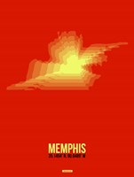Framed Memphis Radiant Map 4