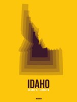 Framed Idaho Radiant Map 3