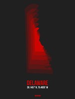 Framed Delaware Radiant Map 4