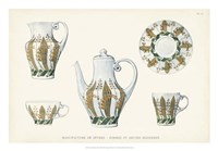 Framed Sevres Porcelain Collection III