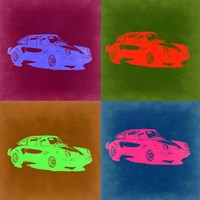 Framed Porsche Pop Art 3