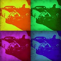 Framed Racing Ferrari Pop Art 1