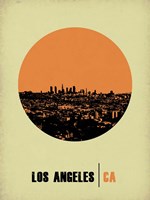Framed Los Angeles Circle 2