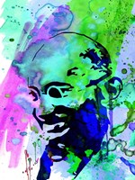 Framed Gandhi Watercolor 2