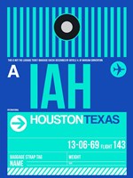 Framed IAH Houston Luggage Tag 2
