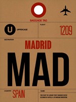 Framed MAD Madrid Luggage Tag 2