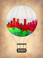 Framed Denver  Air Balloon