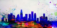 Framed Los Angeles City Skyline