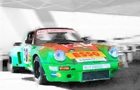Framed Porsche 911 Turbo