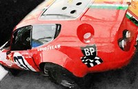 Framed Ferrari Reear Detail