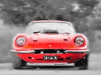 Framed Ferrari Dino 246 GT Front