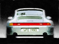 Framed 1993 Porsche 911 Rear