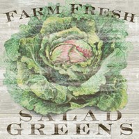 Framed Farm Fresh Greens