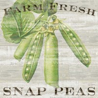 Framed Farm Fresh Peas