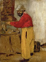 Framed Henri de Toulouse-Lautrec at Villeneuve Sur Yonne, 1898