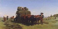 Framed Haymaking in Auvergne, 1855