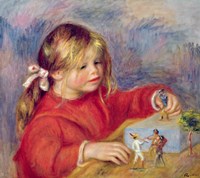 Framed Claude Renoir at play, c.1905