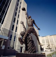 Framed Michael Jordan Statue, United Center, Chicago