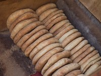 Framed Bread Baked in Oven, Fes, Morocco