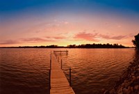 Framed Lake Minnetonka Pier, Minnesota