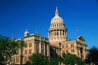 Framed State Capitol Building, Austin, TX