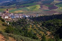 Framed Village of Alhama de Granada, Granada Province, Andalucia, Spain