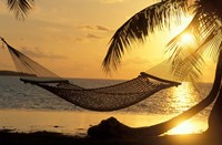 Framed Hammock at Sunset