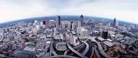 Framed Ariel View of Atlanta, Georgia