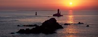 Framed La Vieille Lighthouse, Finistere, Brittany, France