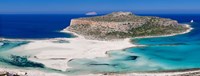 Framed Balos Beach, Gramvousa Peninsula, Crete, Greece