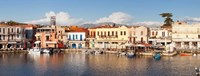 Framed Venetian Harbour, Rethymno, Crete, Greece