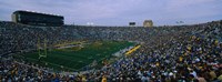 Framed Notre Dame Stadium, South Bend, Indiana