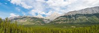 Framed Canadian Rockies, Smith-Dorrien Spray Lakes Trail, Alberta, Canada