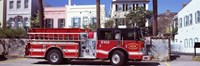 Framed Fire Truck, Charleston, South Carolina