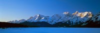 Framed Kananaskis Lake at Sunrise, Alberta, Canada