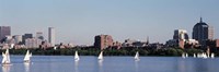 Framed Charles River Skyline, Boston, MA