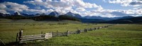 Framed Sawtooth Mountains, Idaho