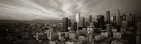Framed Los Angeles, California (black & white)