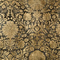 Framed Golden Damask III